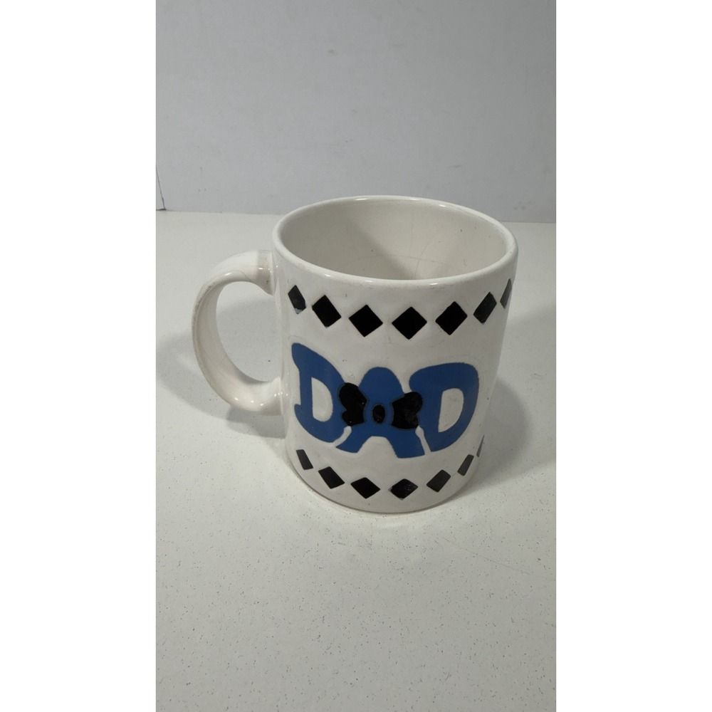Vintage Waechtersbach Dad Stars White Ceramic Coffee Tea Cup Mug Germany